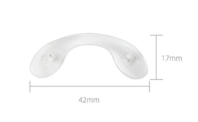 Alt view image 2 of 6 - 5PCS Eyeglasses Nose Pads,BEHLINE Glasses Bridge Strap/Saddle Bridge,Soft Silicone Anti-Slip Replacement Nosepads,Screw-in Eyeglasses Nose Piece for Eye Glasses Sunglass Eyewear Repair (Large-Adult)