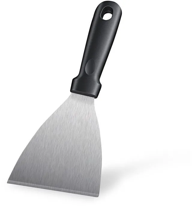 Main image of HANWRAPS Griddle ScraperStainless Steel Grill Scraper,Slant Edge Metal Spatula for Teppanyaki Flat Top BBQ,Grill Cooking,Frying Steak Pork Chop Chicken Chop,Dishwasher Safe