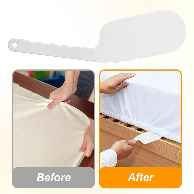 Alt view image 3 of 7 - ZEYIYER Bed Sheet Tucker Tool, Long Handle Mattress Lifter Tool | 10.6in Sheet Tucker Arthritis-Friendly Easy Mattress Lifter Bed Sheets Wedge to Help Protect Your Hand