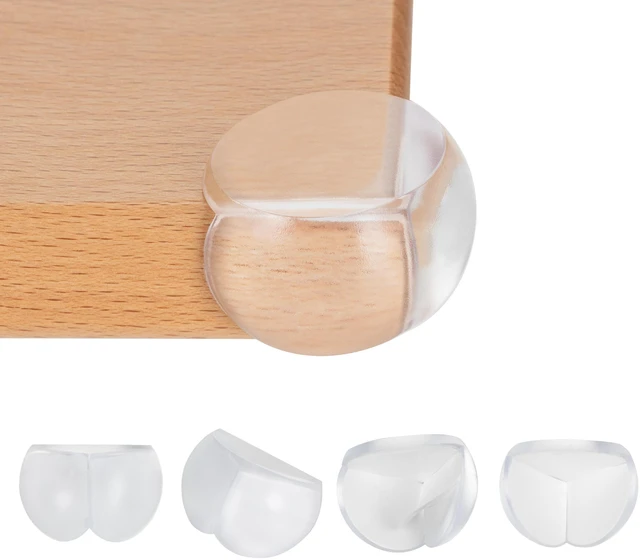 Main image of Bebe Earth Baby Proofing Corner Protectors, 12 Furniture Corner Guards Bumpers for Table - Clear Child Safety Protector for Home, New Parents and Couples