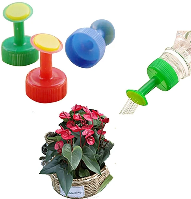 Main image of 5 Pack Watering Can with Coke Bottle Cap Sprinkler for Plants and Pots - Indoor Nursery and Bonsai Gardening