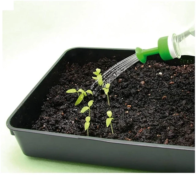 Alt view image 2 of 5 - 5 Pack Watering Can with Coke Bottle Cap Sprinkler for Plants and Pots - Indoor Nursery and Bonsai Gardening