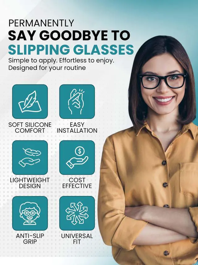 Alt view image 2 of 7 - SPORTS WORLD VISION Glasses Nose Pads | Premium Quality Soft Silicone A-Shape Nose Pads for Glasses | 11mm Push-in Glasses Cushions in 2 Pairs