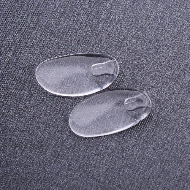 Alt view image 5 of 6 - BEHLINE Eyeglass Nose Pads Replacement for Frameless Glasses Eye Glasses and Eyewear Frames,Soft Silicone Plug in Eye Glasses Parts Push in Nose Piece,Clear Repair Kit