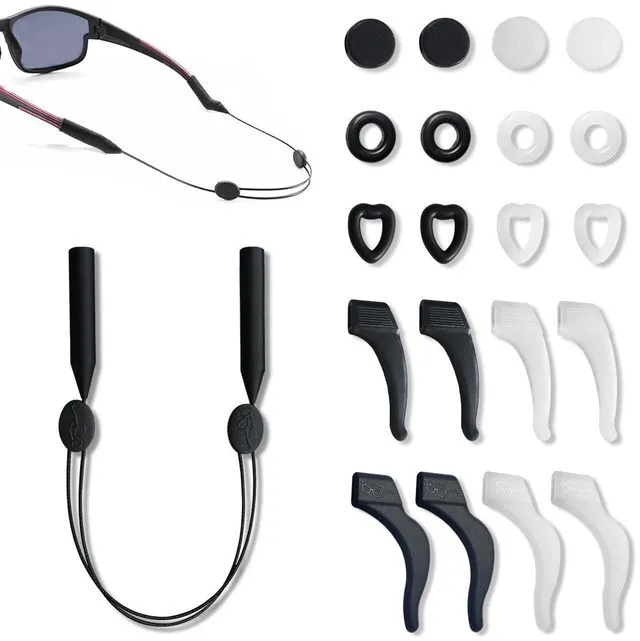 Main image of Ear Grips, Anti Slip Strap Anchor Silicone Ear Cushions | Ideal for sports and reading, Soft and comfortable