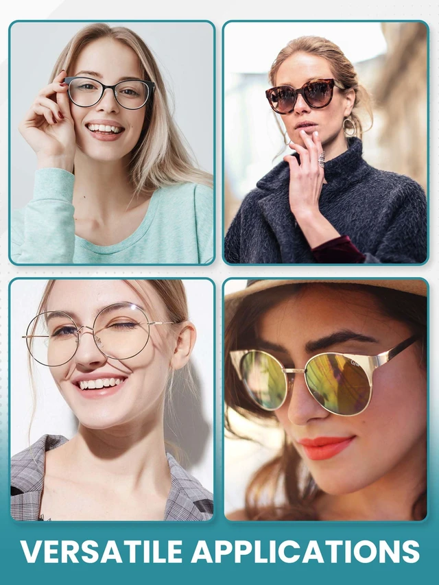 Alt view image 7 of 7 - SPORTS WORLD VISION Glasses Nose Pads | Premium Quality Soft Silicone A-Shape Nose Pads for Glasses | 11mm Push-in Glasses Cushions in 2 Pairs