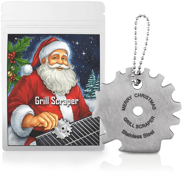 Main image of Grill Scraper Stocking Stuffers for Adults Men Women Gifts Teens Gift for Men Who Have Everything Dad Christmas Mom Grandma Grandpa Him Her Stuffer Husband Ideas Boyfriend Father Kitchen Gadgets