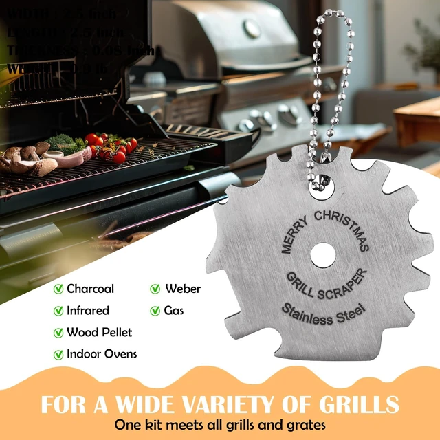 Alt view image 7 of 7 - Grill Scraper Stocking Stuffers for Adults Men Women Gifts Teens Gift for Men Who Have Everything Dad Christmas Mom Grandma Grandpa Him Her Stuffer Husband Ideas Boyfriend Father Kitchen Gadgets