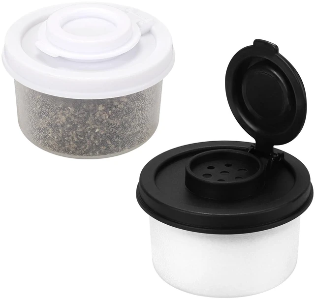 Main image of Accmor Salt and Pepper Shakers, Mini Salt Shaker to go Moisture Proof Salt Pepper Shakers Spice Container Dispenser for Camping Picnic Lunch Boxes Travel Kitchen