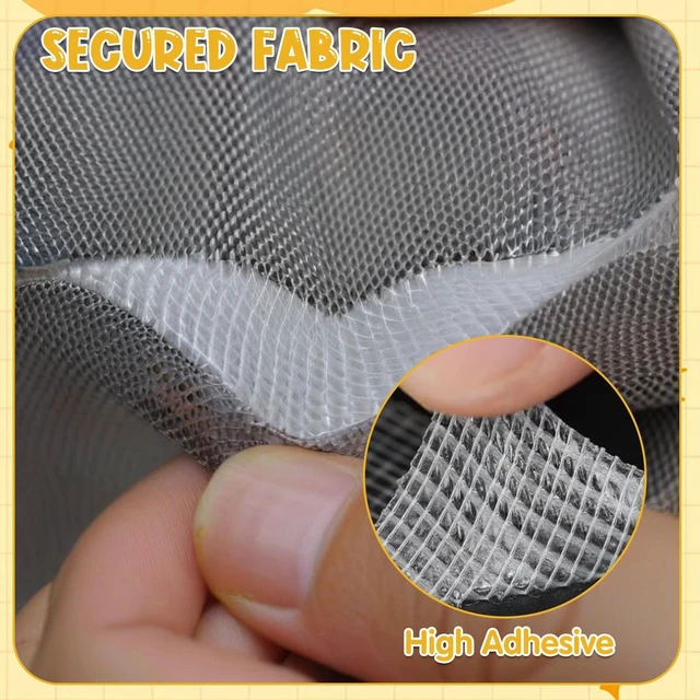 Alt view image 4 of 7 - HINGTAI 2PCS Double Sided Adhesive Fabric Tape, Heavy Duty Hemming Tape for Pants & Clothes, No Sew No Iron Needed for Hem Fixing, Crafting, Carpet Securing, Removable and Residue Free (2.54cm x 10m)