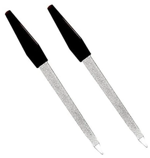 Alt view image 2 of 4 - Pinkee's (2 Pack) 6 inch Stainless Steel Metal Nail File for Fingernails, Toenails, Scraping, Strengthening, Finger Manicure File