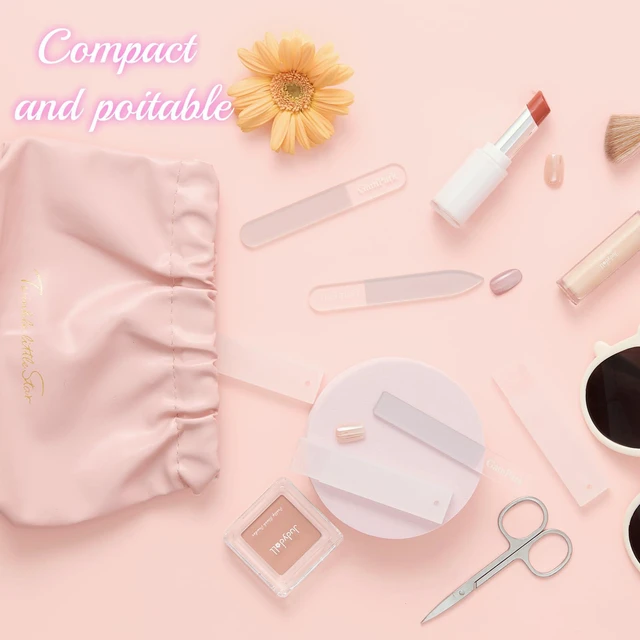 Alt view image 6 of 7 - 3PCS Glass Nail Files for Natural Nails - Reusable High-Quality Glass Nail File with Fine Abrasive Particles, Trims Shines and Buffs Nails, Safe Nail-Friendly Physical Polishing