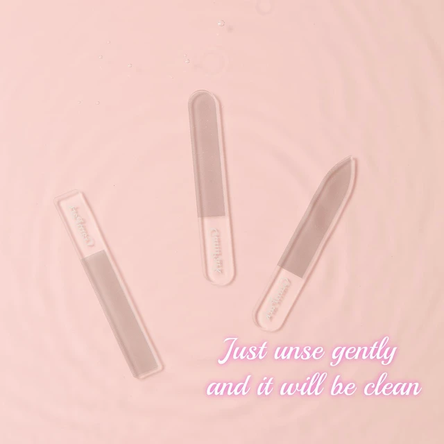 Alt view image 7 of 7 - 3PCS Glass Nail Files for Natural Nails - Reusable High-Quality Glass Nail File with Fine Abrasive Particles, Trims Shines and Buffs Nails, Safe Nail-Friendly Physical Polishing