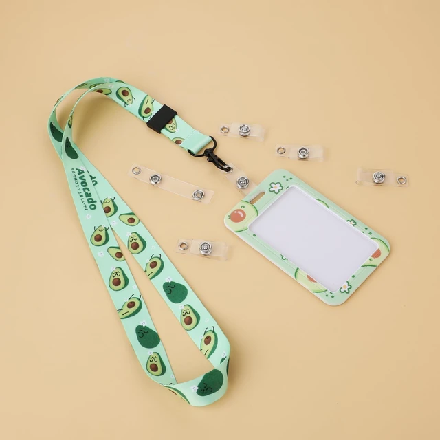Alt view image 6 of 7 - 15 Pcs Badge Holder Clip ID Badge Clip Clear ID Badge Holder Straps with Snap PVC Transparent Vinyl Badge Holder Replacement Badge Clips with Snap and Eyelet for Name Tags Lanyards Keychains