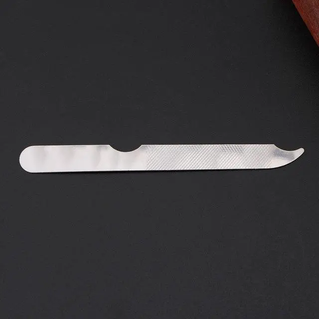 Alt view image 5 of 7 - Express Stainless Steel Metal Nail File, Double Side Fingernail Toenail Files Metal File Buffer Fingernails Toenails Art New Pedicure Tool for Salon and Home Manicure Files (F, 10)