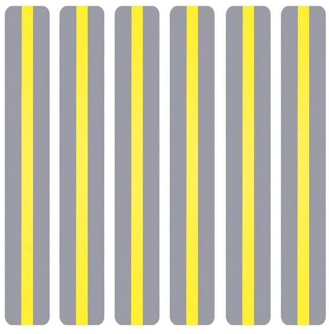 Main image of 12 Pieces Yellow Guided Reading Strips Overlay Hightlight Bookmarks Help with Dyslexia for Children and Teaching Supply