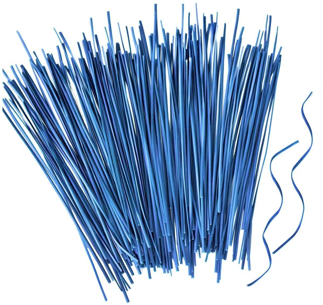 Main image of 200 Pcs 6" Garden Plastic Plant Twist Ties Reusable Blue Cable Ties for Climbing Plant Support, Christmas Tree, Bags, Gardening Activity.(Blue)