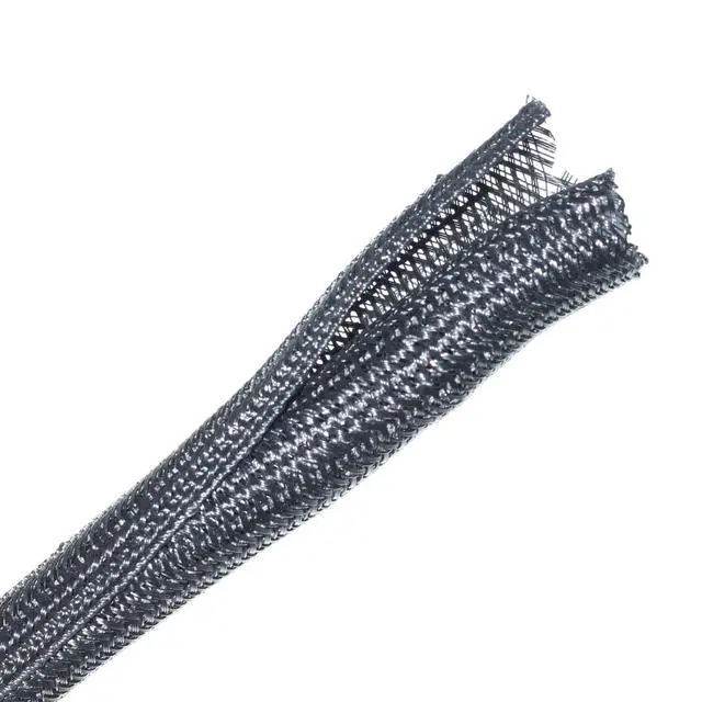 Main image of 6.5ft - 1/2 inch Cord Protector Wire Loom Tubing Cable Sleeve Split Sleeving for USB Cable Power Cord Audio Video Cable Protect Cat from Chewing - Black