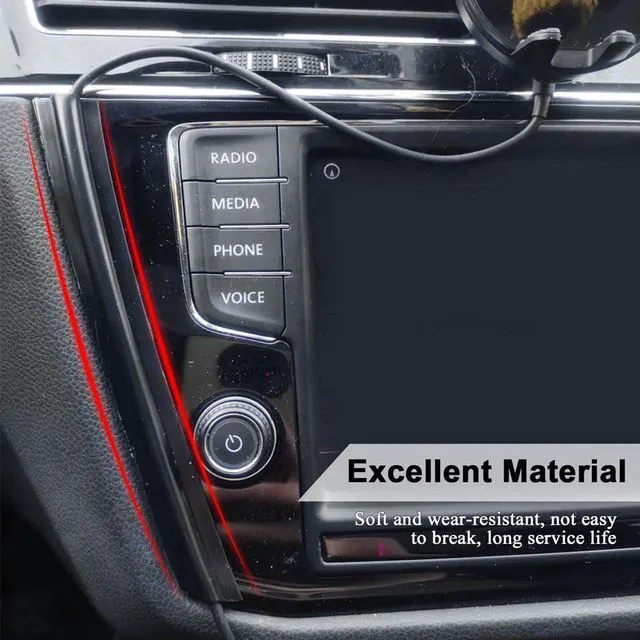 Alt view image 3 of 7 - QZTYTY Car Concealed Wire Cover, Automotive Power Cord Cover, 4PCS | Car Wire Sleeve, Car Interior Accessories Adhesive Cable Hidden Protector for Cords USB Audio Network Cables Sleeve Organizer