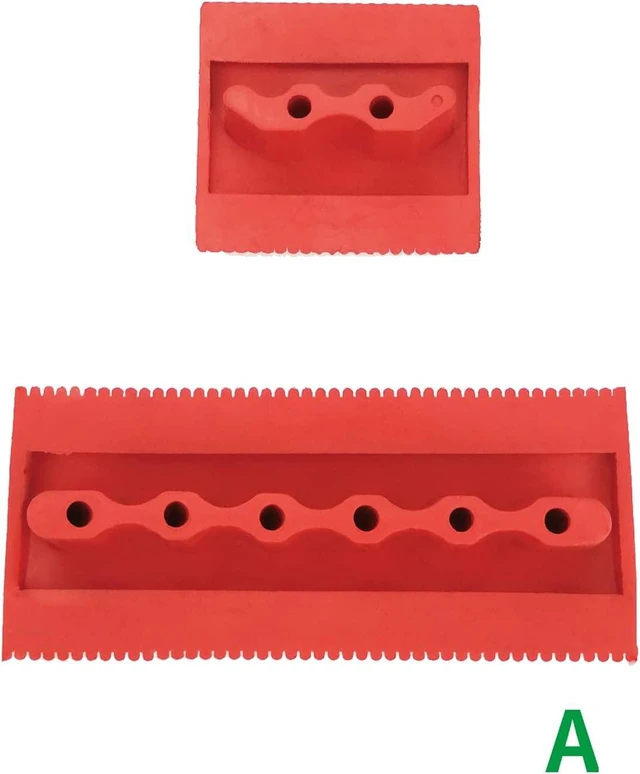 Alt view image 5 of 7 - Wood Graining DIY Tool Set,Wood Pattern Brushing Roller Embossed Wall Art Wood Texture Graining Tool Household Wall Art Paint for Wall Room Decoration Easy to Use and Clean Red