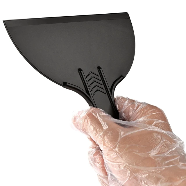 Alt view image 5 of 7 - Plastic Putty Knife Set 2" 4" 6" Spackle Knives & Paint Scrapers | 3 Pack Flexible Plastic Scrapers Tools for Drywall Repair, Painting, Patching, Caulking, with 3 Pairs of Gloves