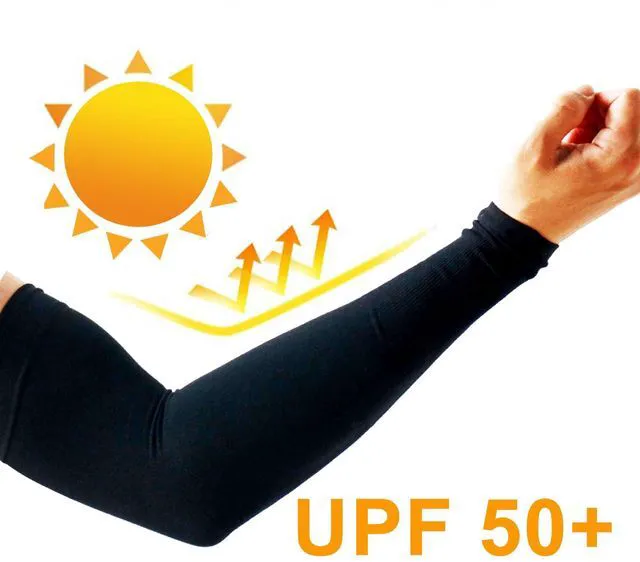 Alt view image 2 of 6 - UV Protection Cooling Arm Sleeves UPF 50 Sun Sleeve Pink*2 | Tattoo Cover Up, Lightweight Sport Compression Cover Sleeve, Ideal for Outdoor, Basketball, Runing, Golf, Cycling, Work