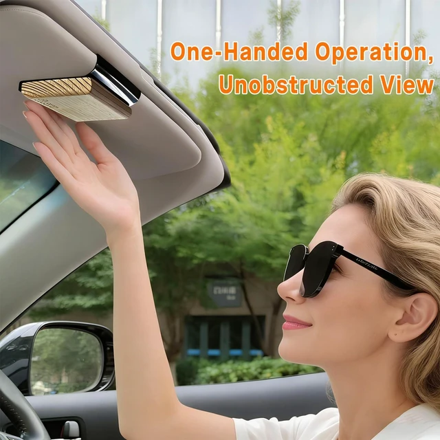 Alt view image 4 of 6 - Car Air Freshener Visor Clip, Ultra Slim Auto Sun Visor Clip Fragrance Holder for Placing Scent Panels, Heavy Duty Vehicle Scent Diffuser Metal Clips for Sun Visors