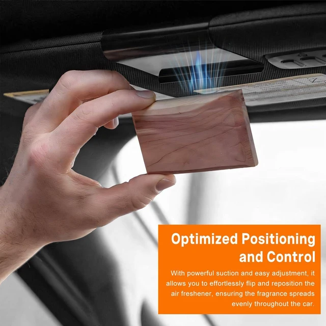 Alt view image 6 of 6 - Car Air Freshener Visor Clip, Ultra Slim Auto Sun Visor Clip Fragrance Holder for Placing Scent Panels, Heavy Duty Vehicle Scent Diffuser Metal Clips for Sun Visors
