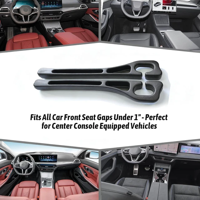 Alt view image 7 of 7 - Car Seat Gap Filler Organizer 2PCS, Universal No-Drop Seat Guard with Storage Slot, Easy Install Gap Stopper for Car SUV Truck, Stops Phone/Keys Falling