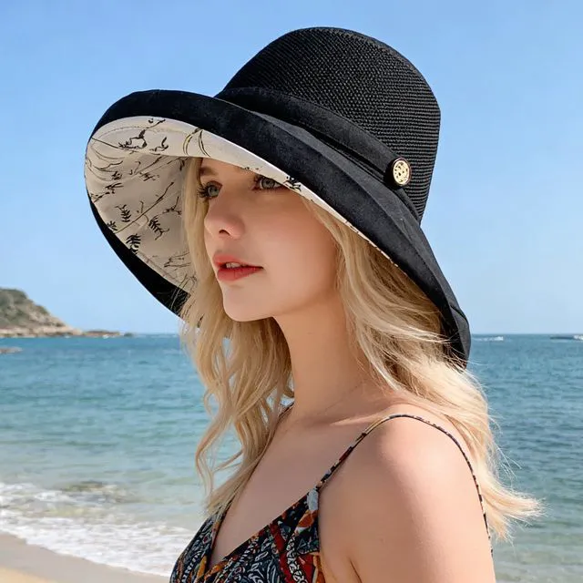 Alt view image 3 of 7 - Womens-Mesh-Sun-Hats-Bucket-Hat Outdoor-UV-Protection-Foldable-Fishing-Hat
