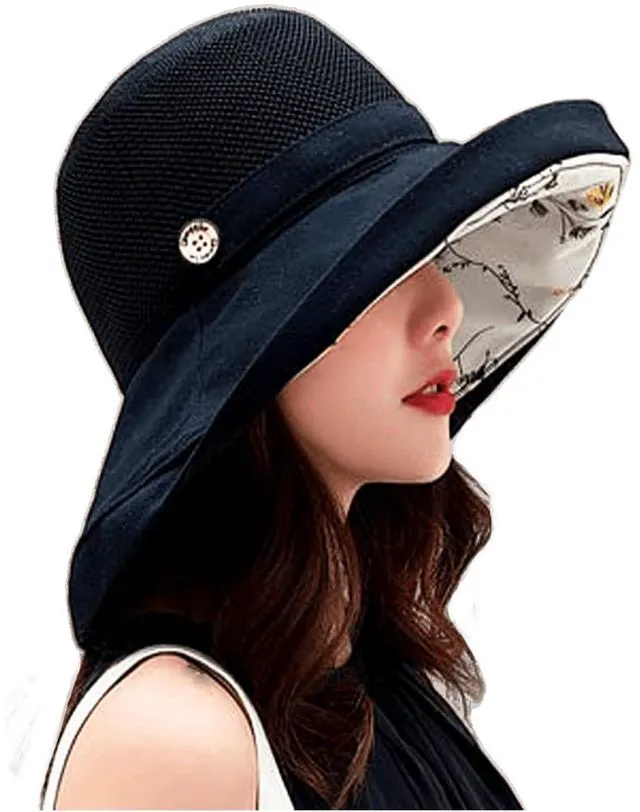 Alt view image 5 of 7 - Womens-Mesh-Sun-Hats-Bucket-Hat Outdoor-UV-Protection-Foldable-Fishing-Hat
