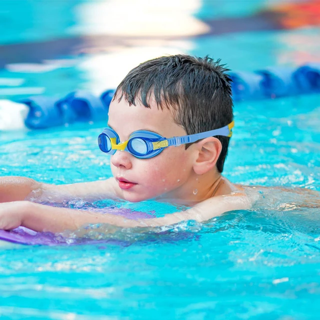 Alt view image 6 of 7 - Unisex-Child Swim Goggles, Anti Fog No Leaking Clear Vision Water Pool Swimming Goggles