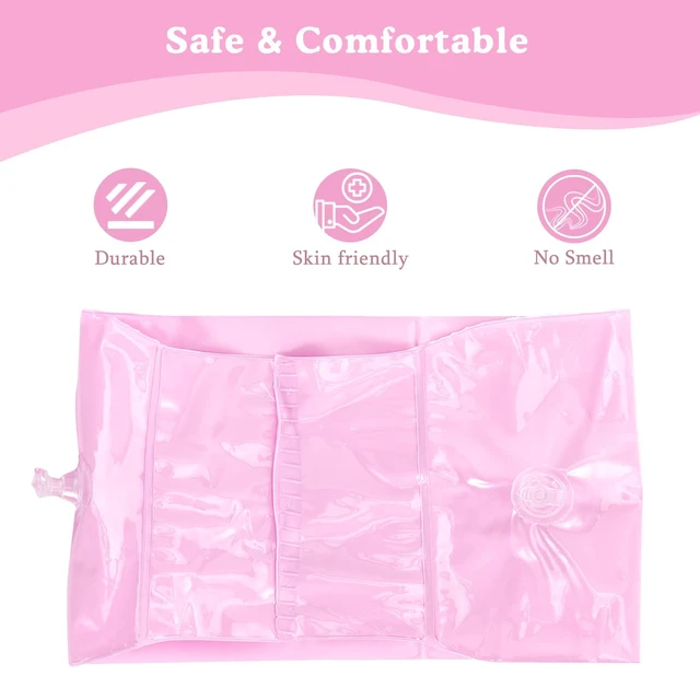 Alt view image 3 of 7 - Kids Inflatable Arm Bands, Water Wings 3-6 Up to 55lbs Scallop Pink
