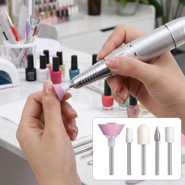 Alt view image 3 of 7 - 11 Pcs Nail Drill Bits, Nail Drill Tips Buffer Bit for Nails Drills 3/32 Inch Nails File Drilles Nailes Drills Bits Sets Professional for Arylicnail Finishing Salon Electronic Manicure, Nailmanicure.