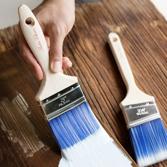 Alt view image 7 of 7 - Paint Brushes- 2 Pack, Premium Paintbrush, Treated Wood Handle, Paint Brush