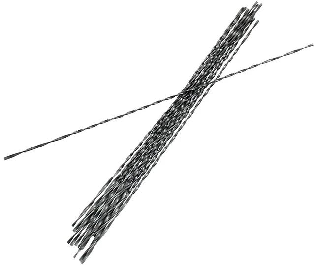 Main image of 12 Pcs Spiral Scroll Saw Blades #6 | For Wood Metal Plastic, Cutting Sawing Carve