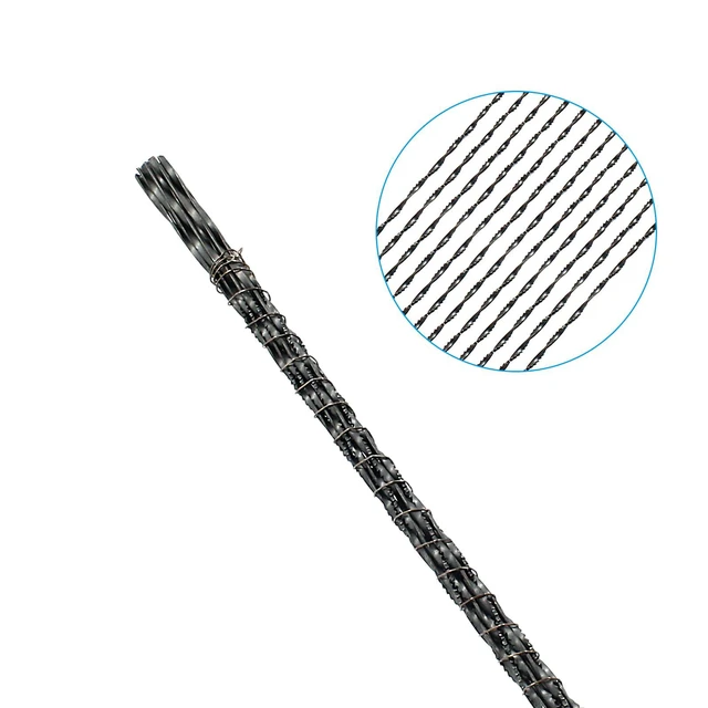 Alt view image 4 of 5 - 12 Pcs Spiral Scroll Saw Blades #6 | For Wood Metal Plastic, Cutting Sawing Carve