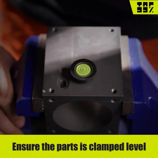 Alt view image 3 of 6 - Tap Handle Tool Level, Tap and Die Handle Level, Tap Guide, Tapping by Hand, Magnetic Bubble Level, Magnetic Adsorption, Vertical Thread Tapping, Your 99% Success Tool!(1)