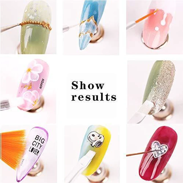 Alt view image 5 of 7 - 20PCS Nail Art Design Dotting Painting Drawing Polish Brush Pen Tools