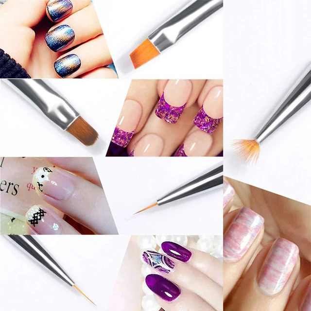 Alt view image 7 of 7 - 20PCS Nail Art Design Dotting Painting Drawing Polish Brush Pen Tools