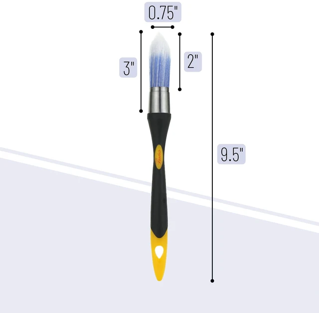 Alt view image 2 of 7 - Trim Brush, 0.75 Inch Edge Painting Tool, Trimmer Edger
