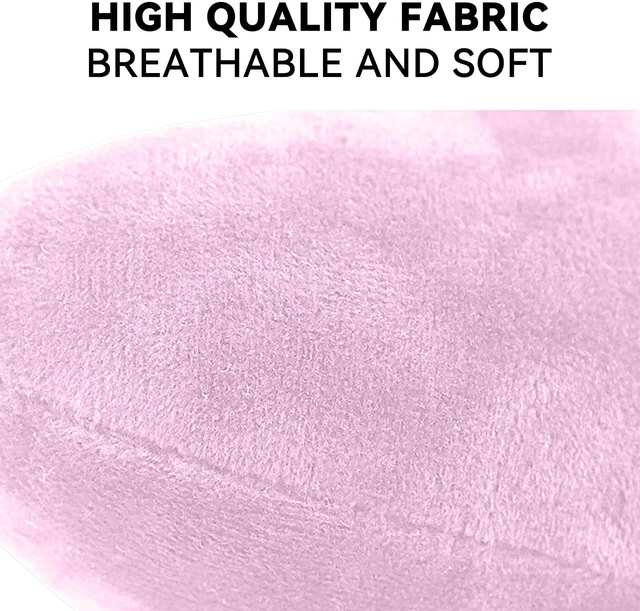Alt view image 3 of 5 - Car Headrest Pillow, Soft Comfortable Memory Foam Automotive Neck Pillow Cushion for Neck Pain Pressure Relief, Universal Fit (Pink)