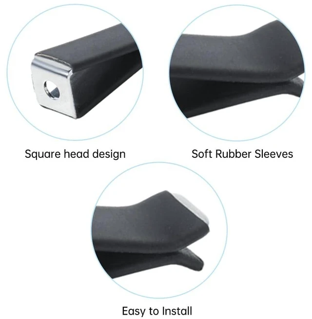 Alt view image 4 of 6 - 20 Pieces Square Head Car Vent Clips,Car Auto Air freshener Outlet Clips Car Diffuser Vent Clip,Car Outlet Perfume Clips Auto Air Conditioner Clips, Air Freshener Vent Clips