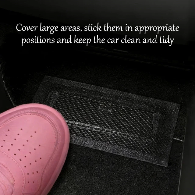 Alt view image 6 of 7 - 2-Pack Rear Air Vent Cover for Tesla Model Y Model 3 2019-2026, Upgraded Mesh Fabric with Velcro, Car Air Vent Outlet Protector Accessories