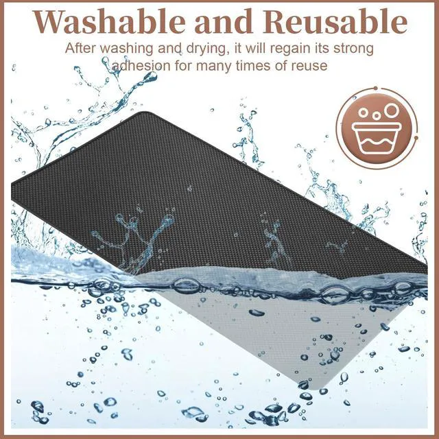 Alt view image 3 of 7 - Dash Mat for Car, 10.8" x 6.4" Anti Slip Dashboards Mat | Dashboard Sticky Pads, Car Dash Non Slip Mat, Dashboard Accessories for Cell Phone, Sunglasses, Keys Electronic Devices
