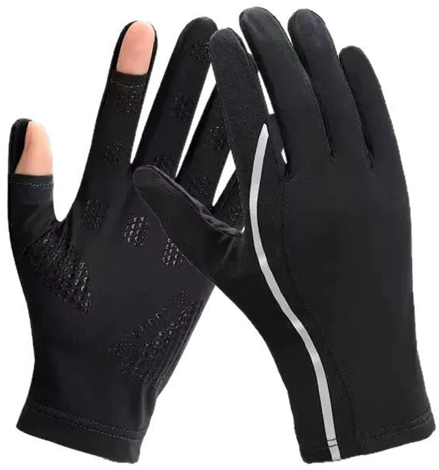 Main image of Lightweight Ice Silk Cycling Bike Gloves - TouchscreenOpen Finger Anti Slip