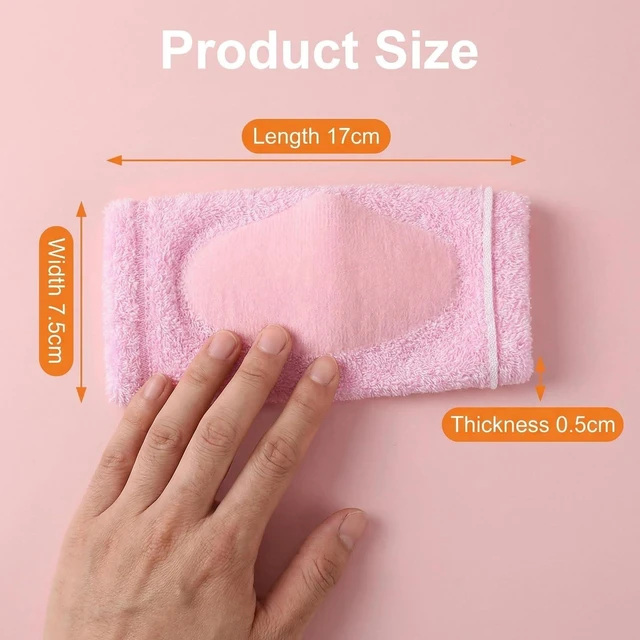 Alt view image 2 of 7 - 1 Pair Womens Pink Gel Elbow Sleeves Breathable Elastic Elbow Support Guard with Gel Pad Golf Tennis Elbow Brace Protection Cover for Dry Moisturizing Softening
