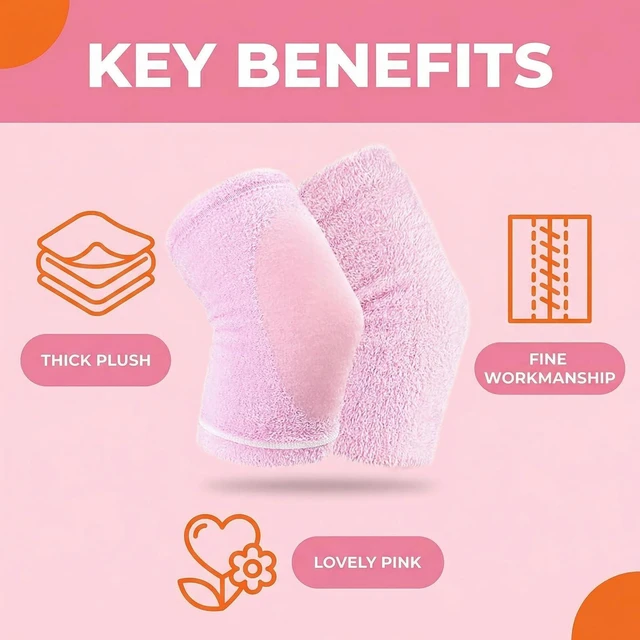 Alt view image 3 of 7 - 1 Pair Womens Pink Gel Elbow Sleeves Breathable Elastic Elbow Support Guard with Gel Pad Golf Tennis Elbow Brace Protection Cover for Dry Moisturizing Softening