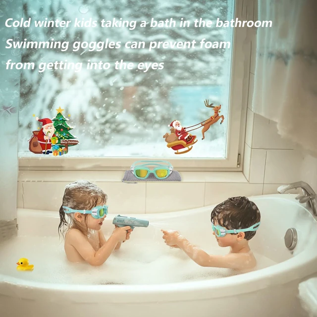 Alt view image 6 of 7 - Kids Swim Goggles Wear Comfortable UV400 Antifog Polarized Swimming Goggles Suitable for ages 3-14 (SeaGreen)
