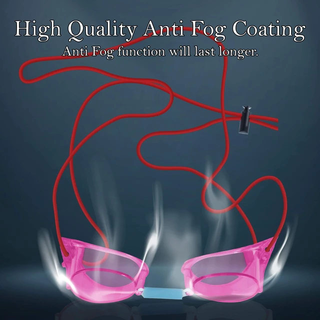 Alt view image 7 of 7 - Bungee Headband Goggle Strap - Swimming and Divers - Great Replacement Goggle Strap - Comfortable and Will Stay Secured - Men, Women, and Teens - Red